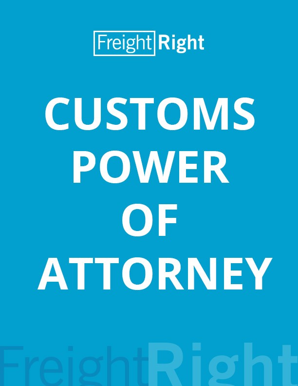 Customs Power of Attorney