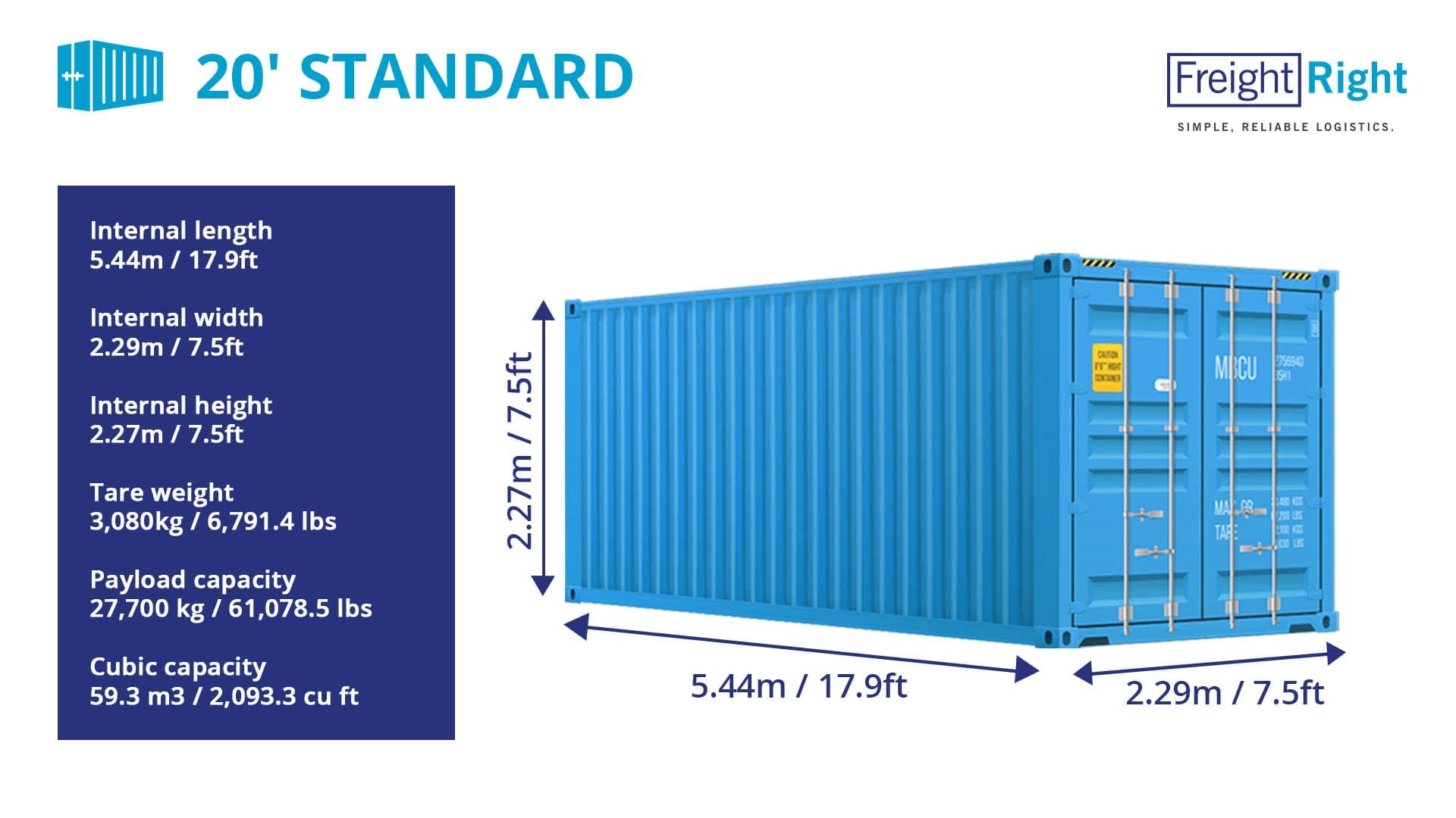 shipping container dimensions and construction details